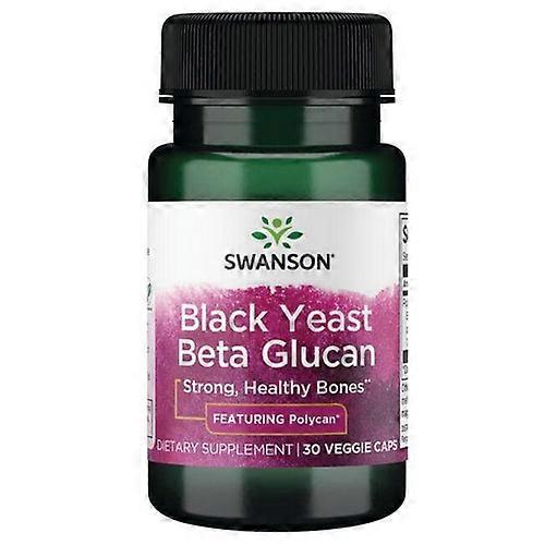 Swanson Vitamins Black Yeast Beta Glucan Featuring Polycan,150 Mg,30 Veg Caps