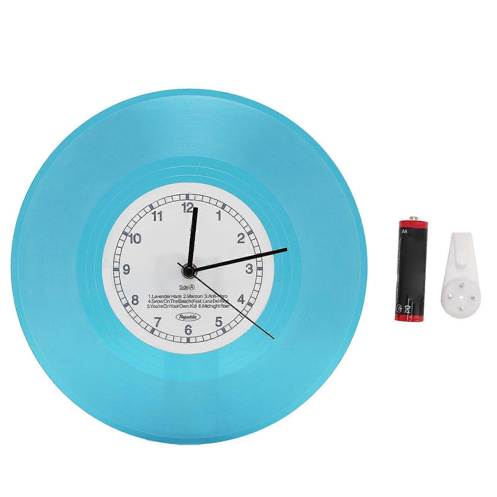 Silent Decorative Round Non Ticking Battery Operated Quartz Easy To Read Quiet Wall Clock for Living Room 12 Inch
