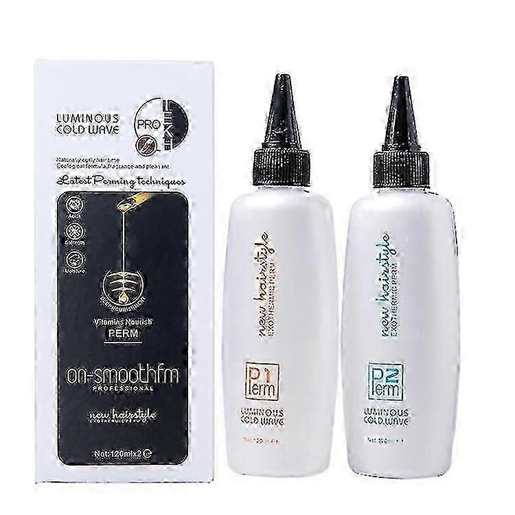 120g + 120g Kalıcı Dalga Kıvırcık Kıvırcık Perm Krem Sıvı Soğuk Dalga Saç Perm Losyon Çözümü Doğal Saçlara Dayanıklı İçin