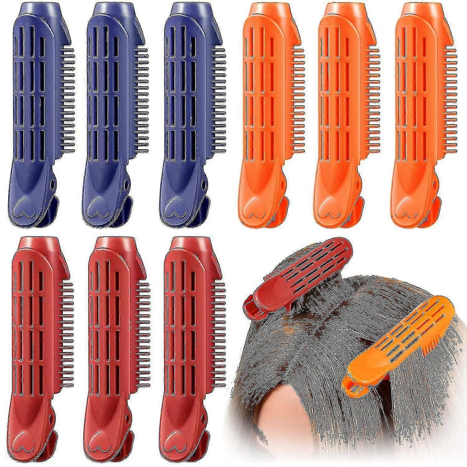 9pcs H Root Clips, Volumizing Grip Volume H Er