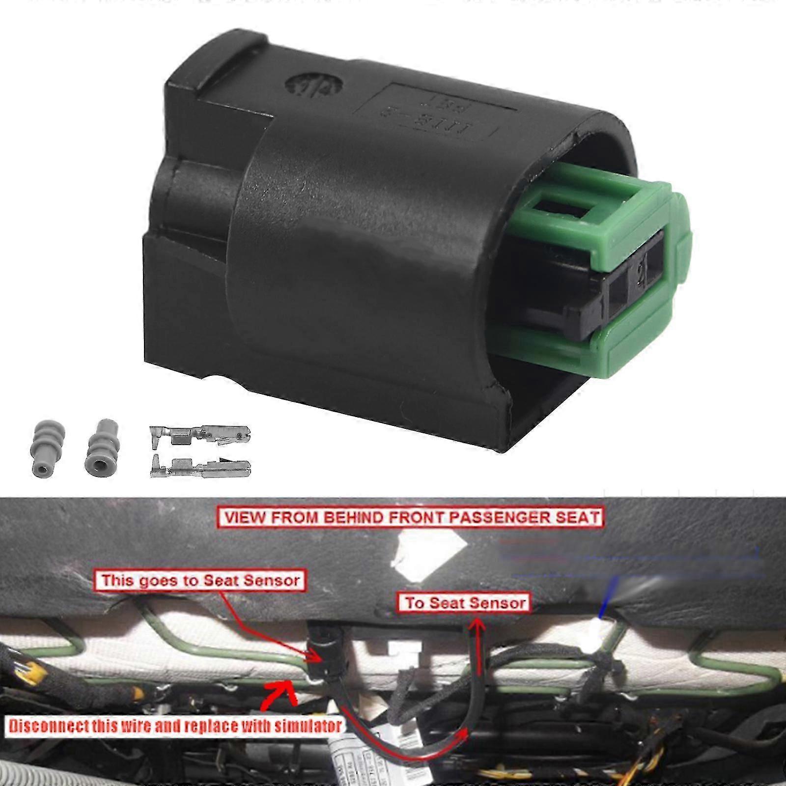 2 Wire Plug Passenger Seat Occupancy Mat Sensor for BMW E36 E46 E34 E38 E39 E65 E66 E67 E68 X5 M3 M5 Z4 Z3 3 5 7 Series