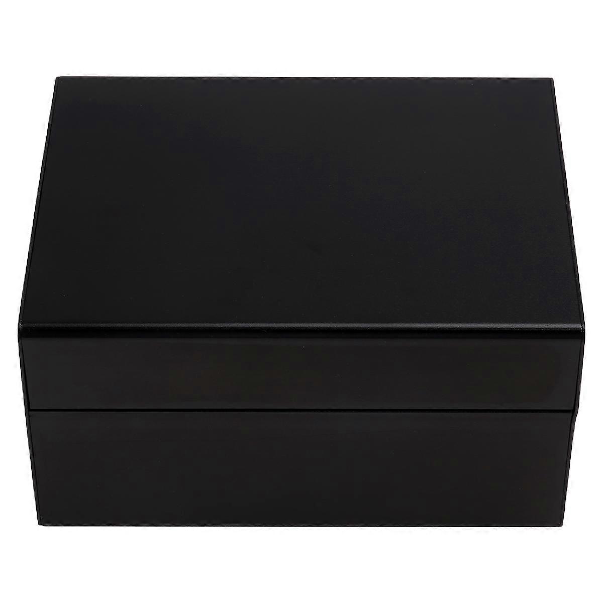 Aluminum Enclosure 120x63x155mm Split Box PCB Black Instrument Box