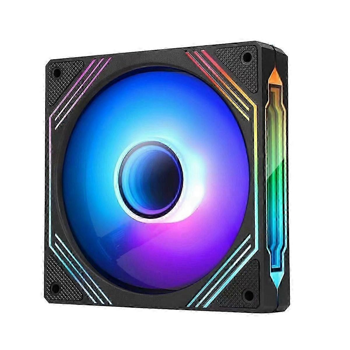 PC Case Fan 14CM 5V 3Pin ARGB Circulating Mirror Light Effect Positive Blade Cooling Fan-B