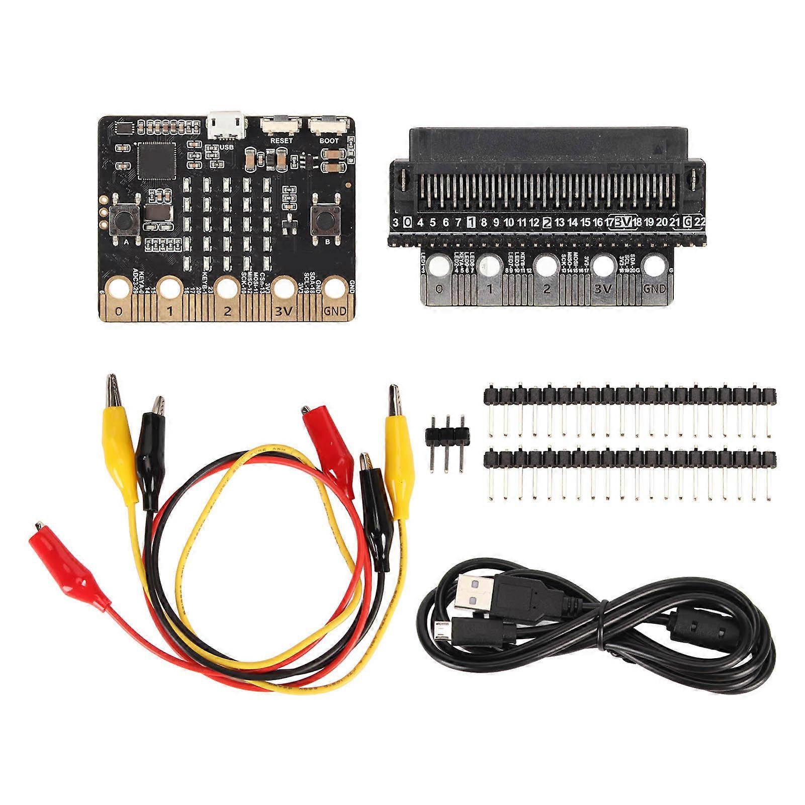 Tiny Development W25Q16 16M Flash 5X5 Dot LED Programmable RP2040 Bit Board for Game Robot Experiment