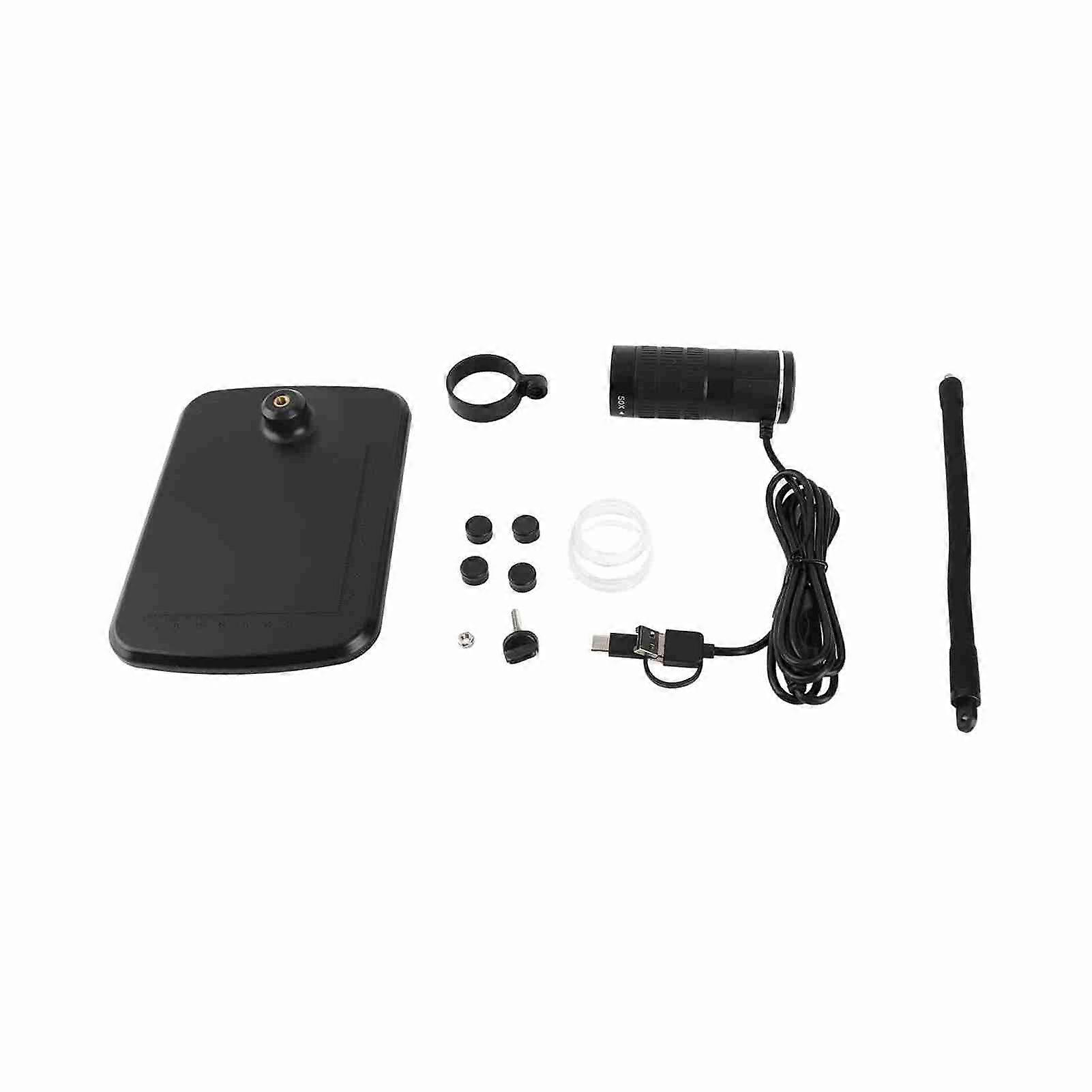 3 in 1 Digitale 1000X Vergroting HD 1080P Mobiele Telefoon Microscoop met Type C voor Android Computer 3 in 1 Kabel