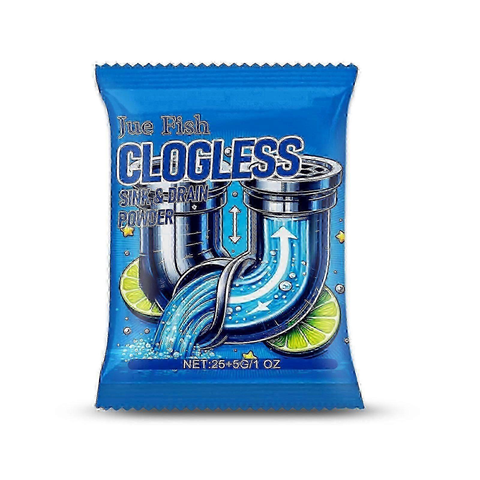 Drain Remover Pipe Cleaner Decontaminate Deodorant Quick Dissolves Clogged Drain Remover