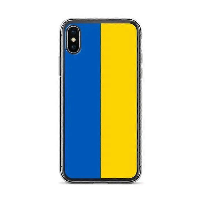 iPhone Case - PIXELFORMA - iPhone XS - Flag of Ukraine - Slim and lightweight design - Soft silicone