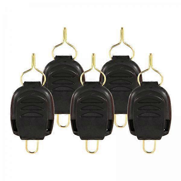 5x 5 stuks Vissen Sub Line Clips Pin Swivel Vishaak Anti-verloren Anti- Haak