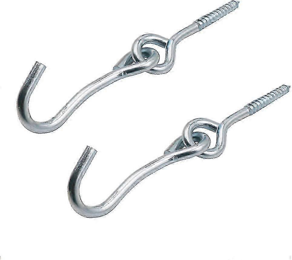2パックキャンプハンモックフック、ヘビーデューティ防錆スチールアクセサリー
