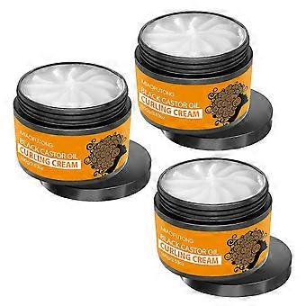 2025 olej rycynowy Curl Defining Cream Curl Enhancer Anti Frizz Balm dla mężczyzn Kobiety Długie krótkie włosy Nawilża i definiuje loki Produkty do pielęgnacji włosów