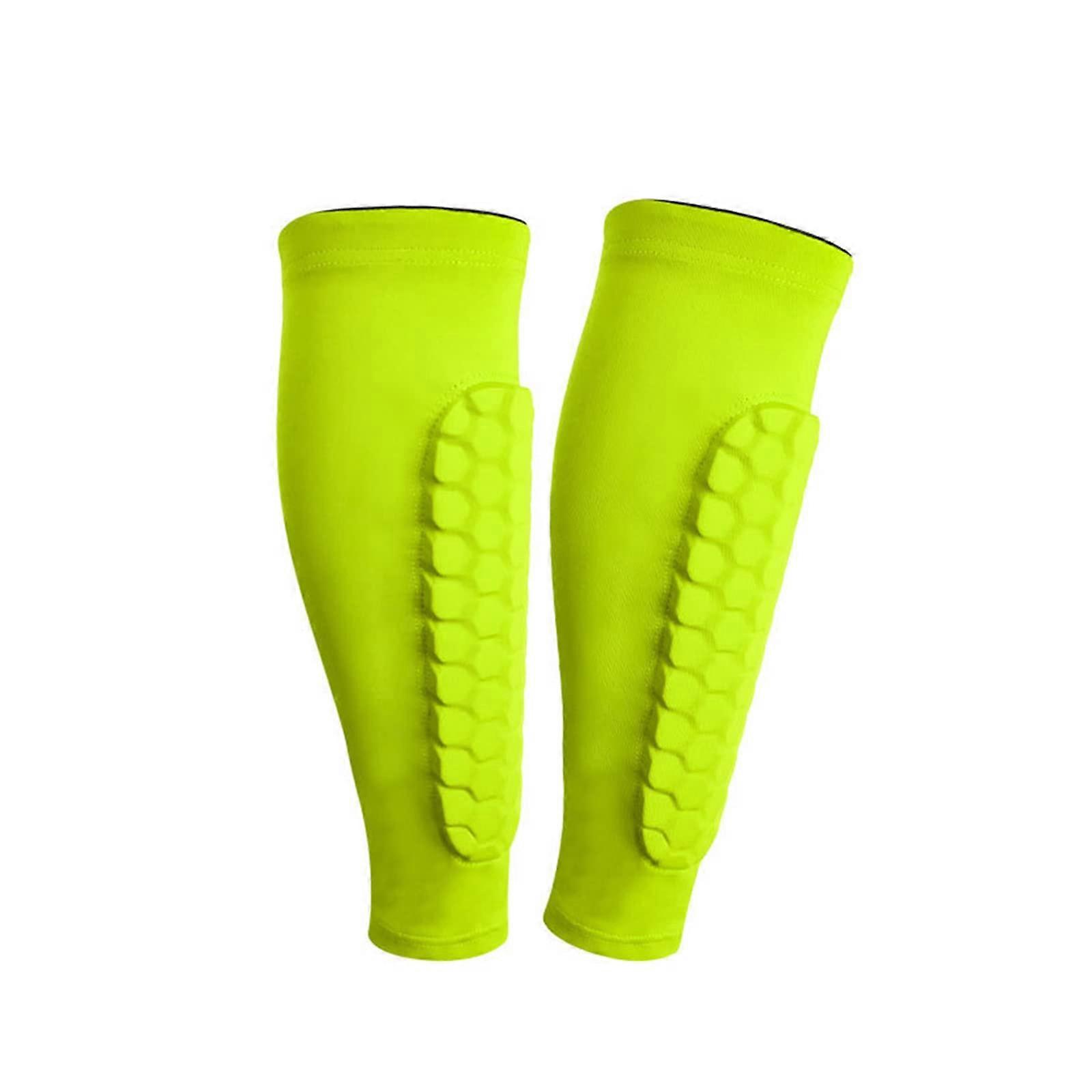 Football Shin Guards 2-Pack for Kids, Teens, and Adults, Unisex Protective Soccer Shin Guards