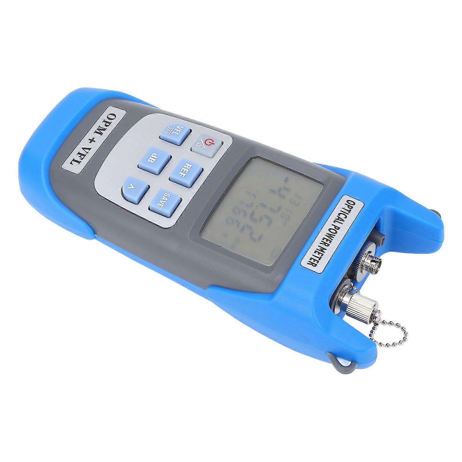 Optical Power Meter Portable 3 in 1 FC SC ST OPM VFL Fiber Optic Tester Multimeter with Visual Fault Locator LED Light 