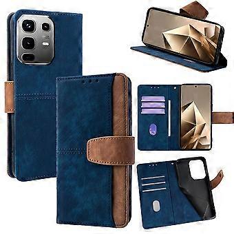 Compatible For Infinix Note 50 4G Case RFID Color Splicing PU Leather Wallet Phone Cover