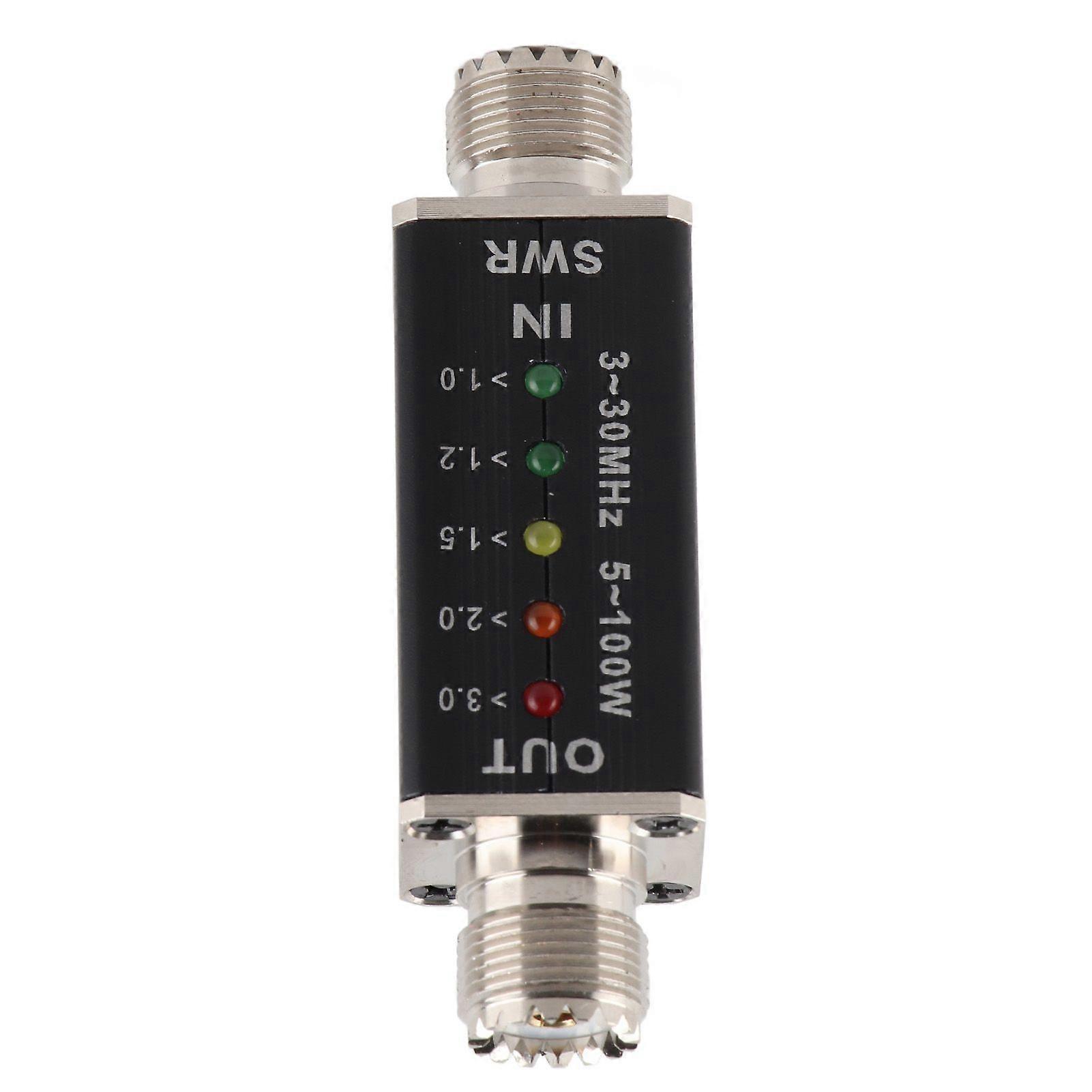 High quality  5-100W Mini Short Wave LED Display Standing Wave Meter