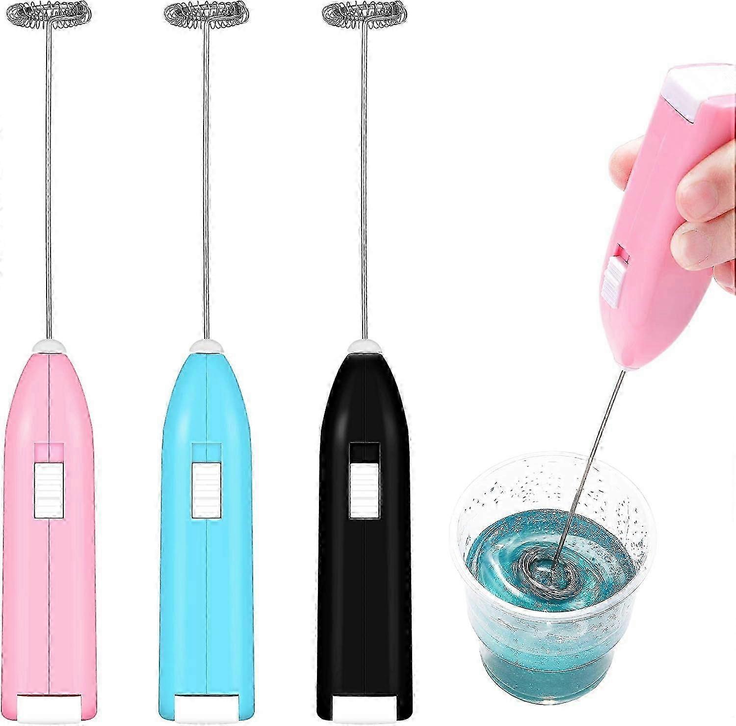 Handheld Battery-Powered Epoxy Resin Stirrer, 3 Pieces Electric Tumbler Stirring Tool for Craft Applications