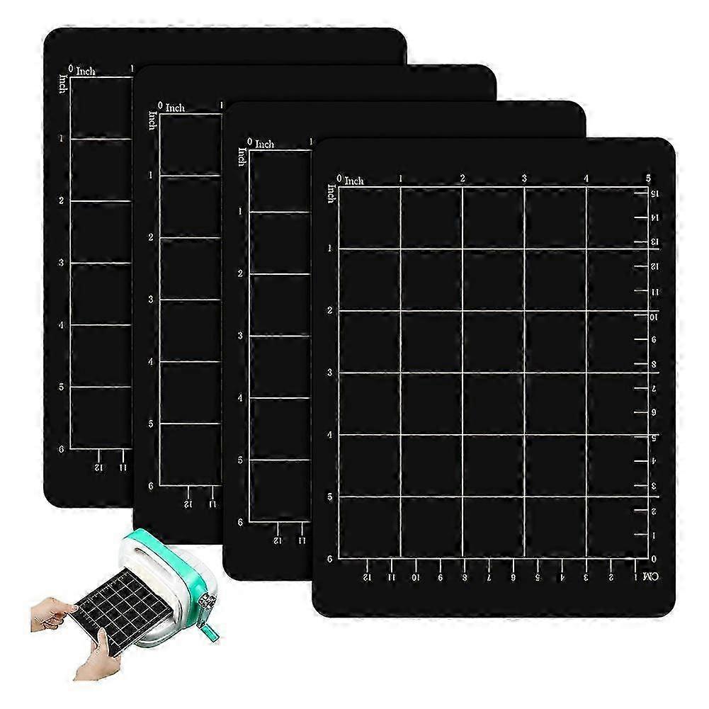スペーサー5.9x7.8In磁気スペーサー、カードサイズグリッドダイカッティングマシンアクセサリーブラックエンボス