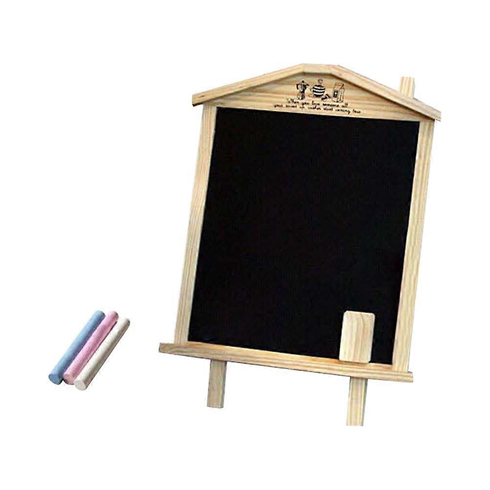 Premium Wood Chalkboard with Adjustable Stand for Versatile Applications