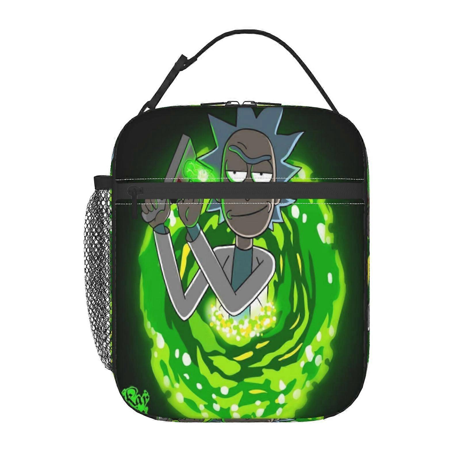 a192 Rick and Morty Season Lunch Bag with Digital Temperature Display, Real-Time Monitoring of Internal Conditions t192