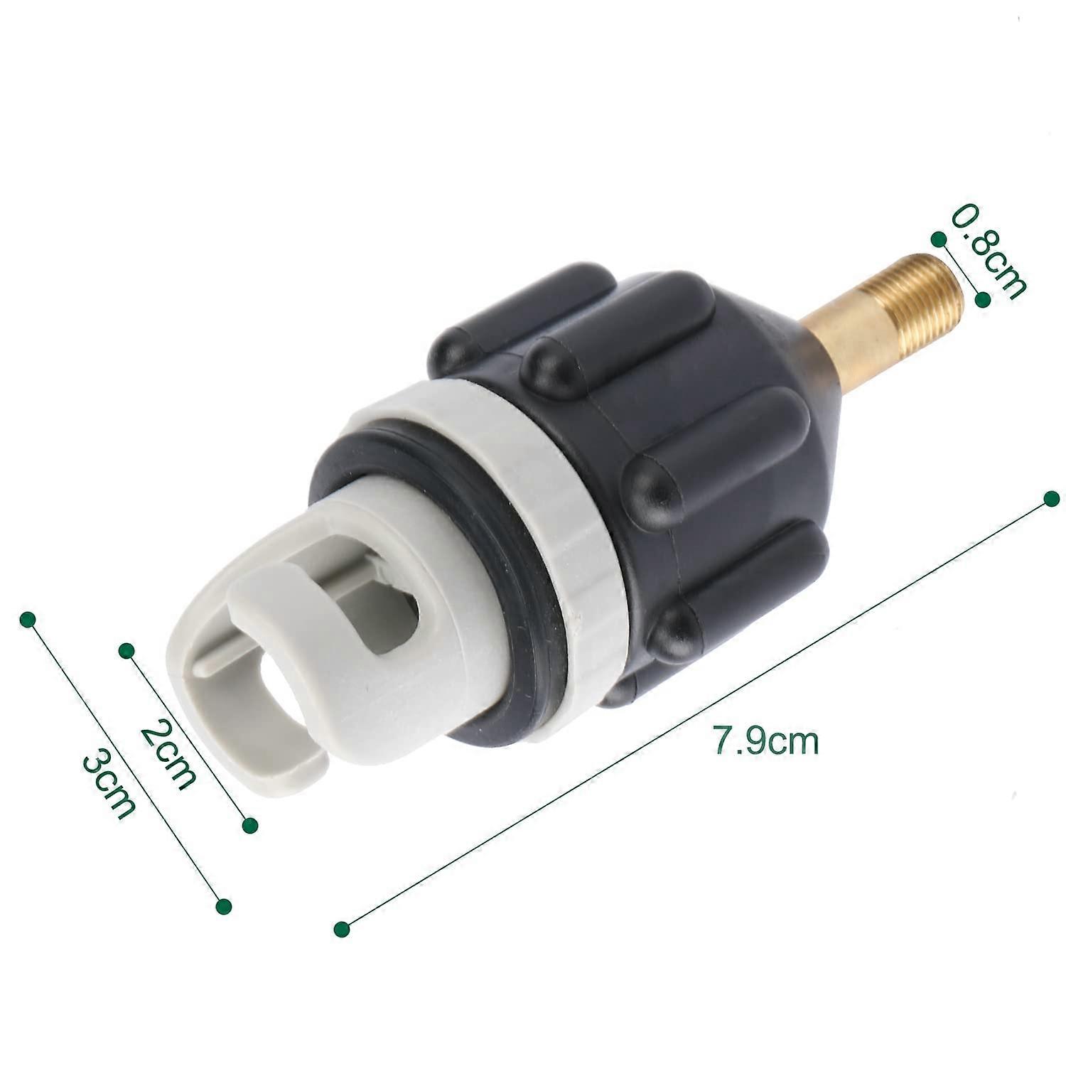 Air Valve Converter for Inflatable Boat 2 SUP Pump Valve Adapter with Nozzle Stand Up Paddle Board Kayak
