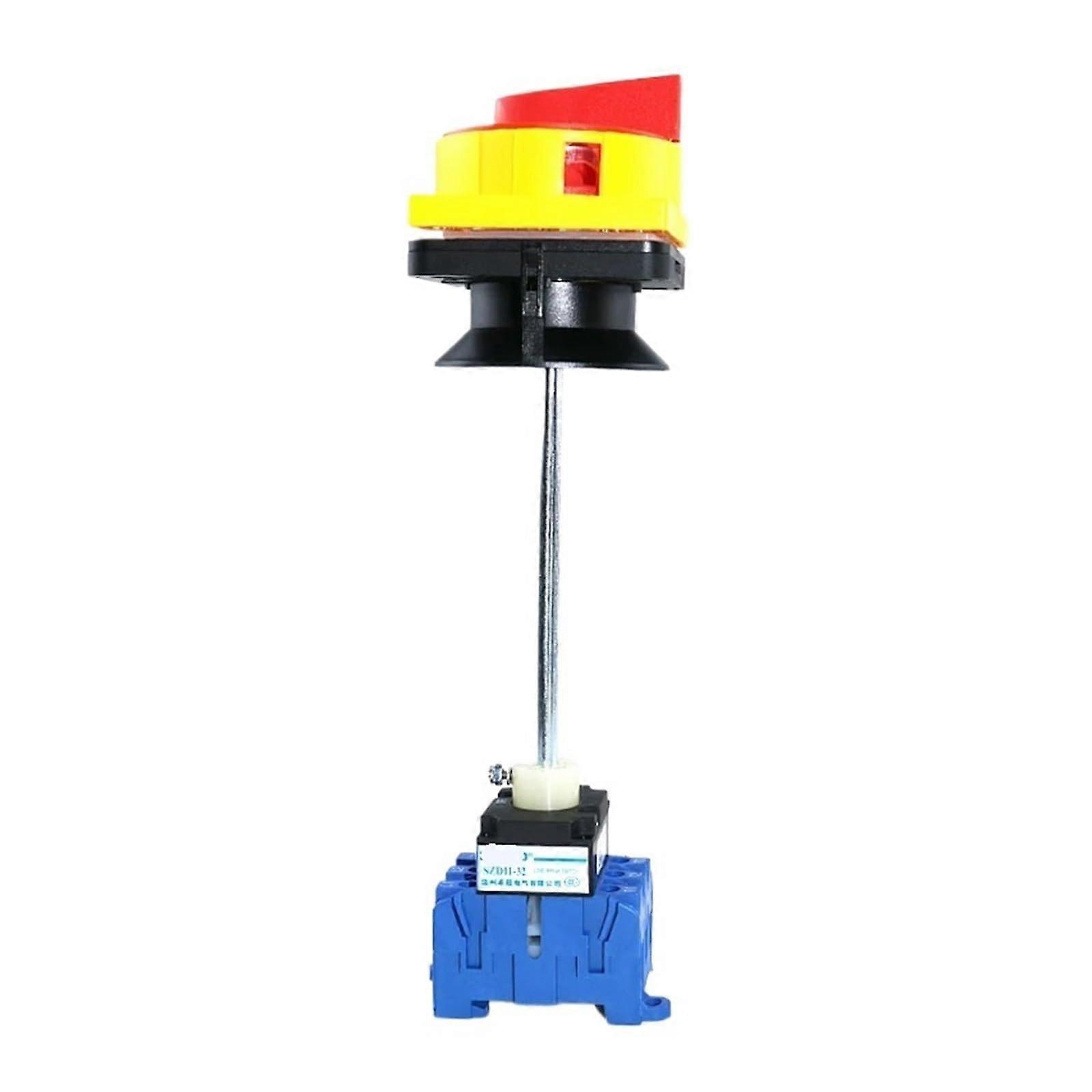 SZD1132/300010B 32A 3P OFF ON Isolator Load Break Disconnect Switch With Padlock Aluminum Pole Cutoff Knob Cam Switch 32a 300010 With Pole