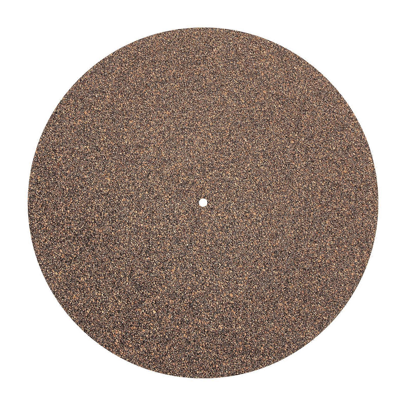 Record Player Slip Mat Vinyl Protective Pad for Phonograph Records Turntable Mat Brown 29.50X29.50X0.30CM Anti-slip 1Pack