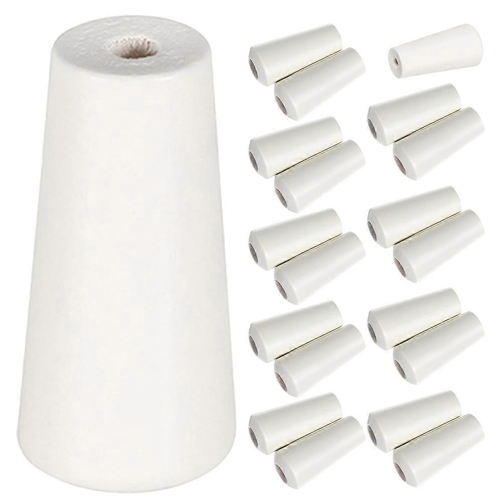 Window Blind Cord Pulls Wooden Material for Curtain Installation 20Pcs