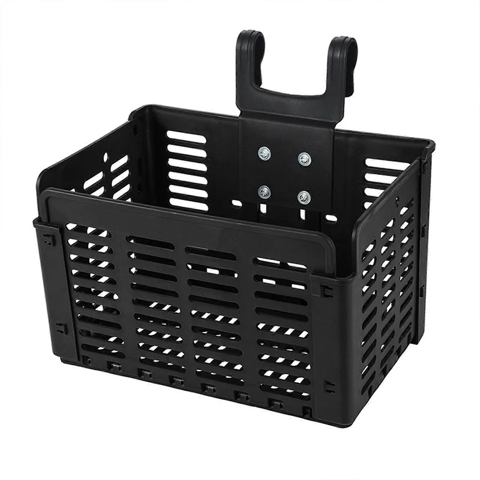 Foldable Front Bicycle Basket Multifunctional Handlebar Bag for Road Electric Bicycles