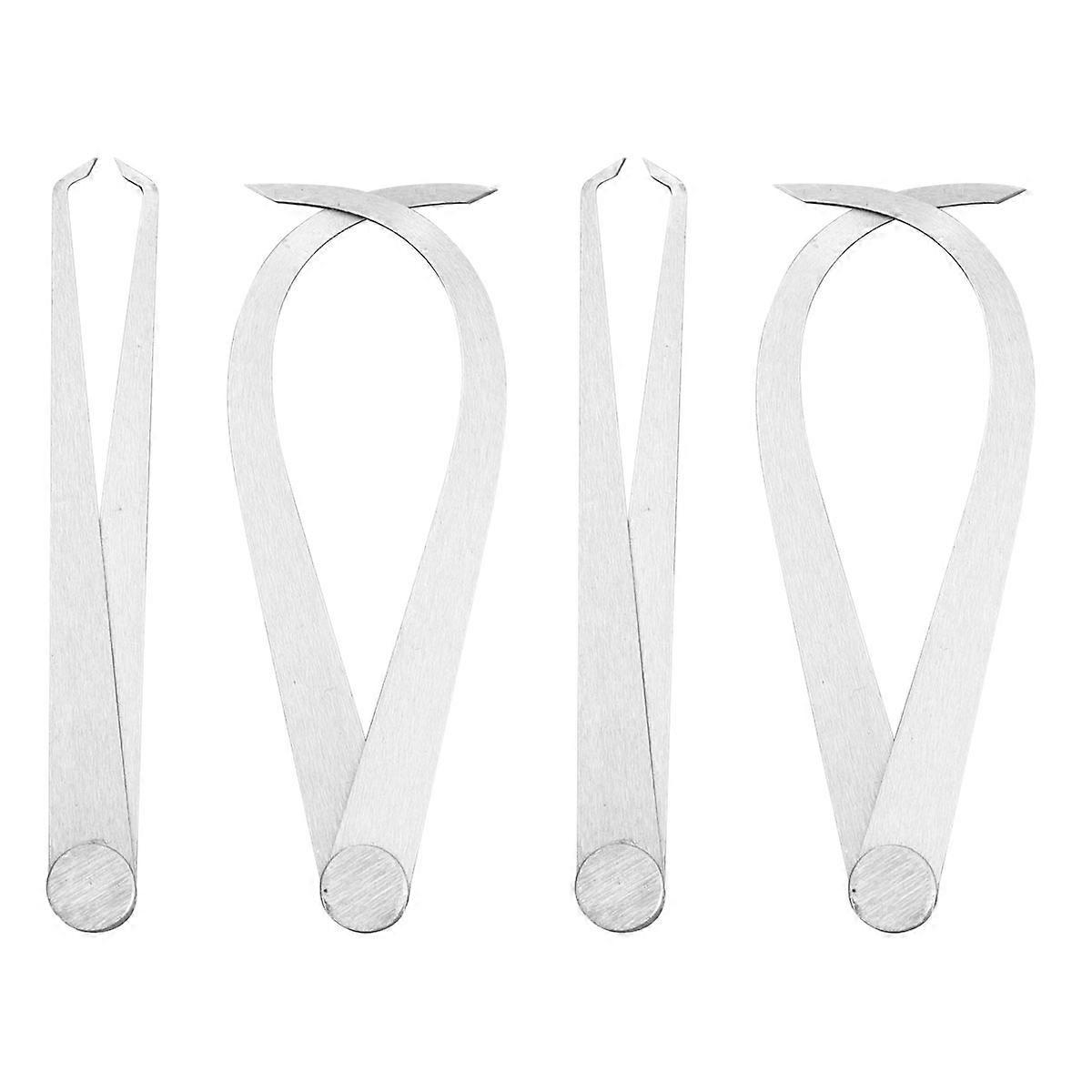 Caliper Precise Measuring Tool For Workshop Laboratory Construction Silver 200mm Distance Measuring 2Pcs