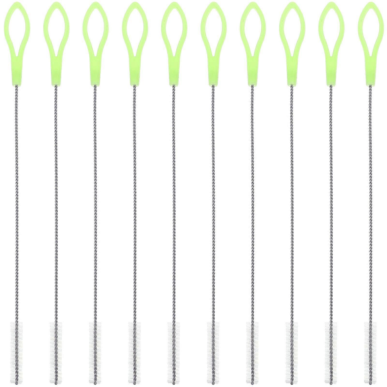 Tube Brushes For Cleaning Nylon Long Straw Brush Convenient Tool For Long Term Use 20Pack
