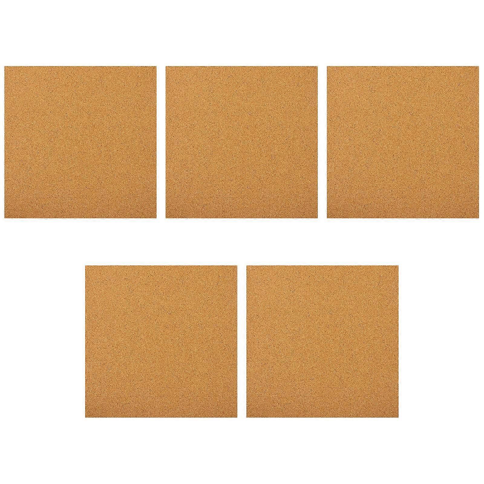 5pcs Household Message Board Decorative Bulletin Board Cork Board Display Cork Board