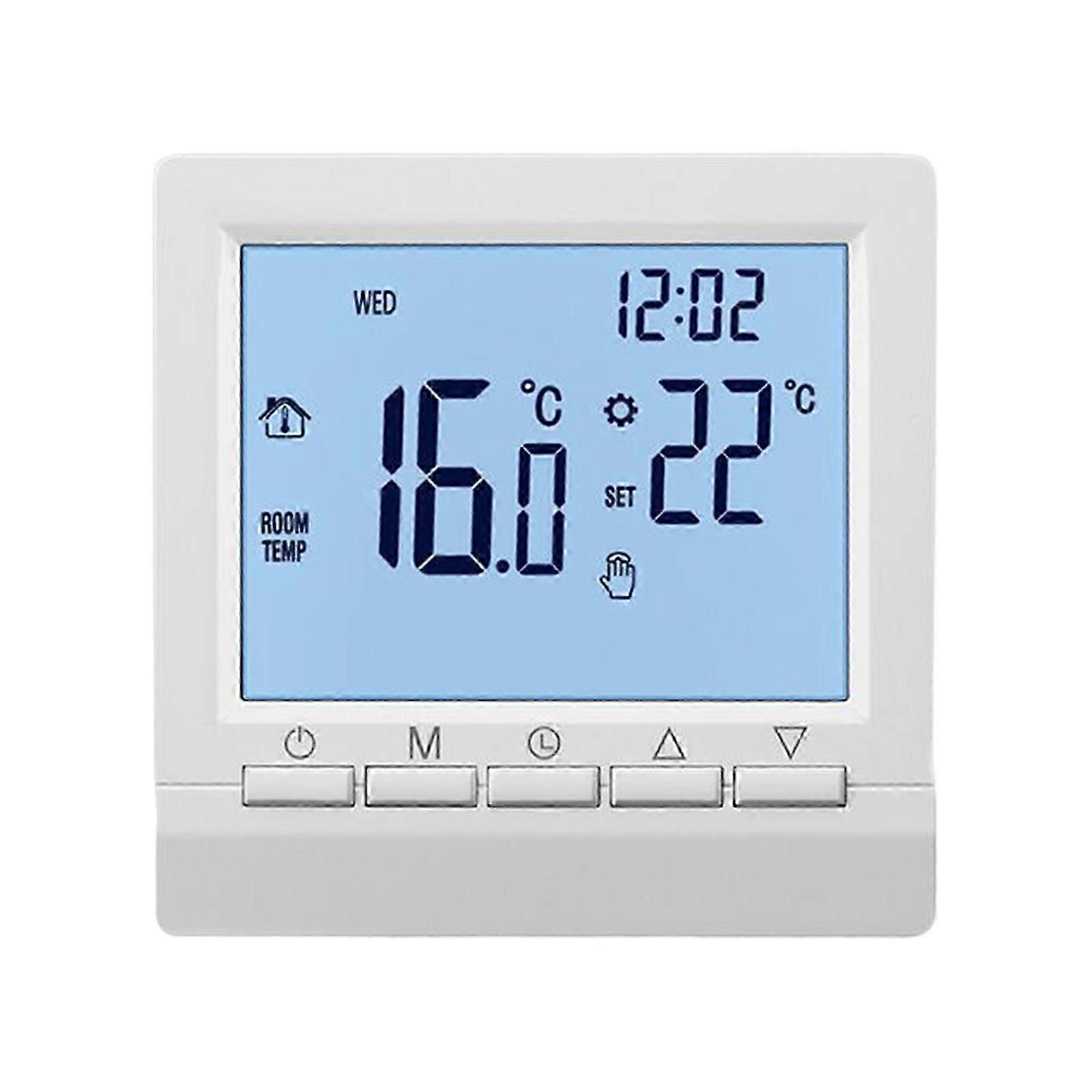 LCD Ψηφιακός ελεγκτής δωματίου Θερμοστάτης δωματίου Θερμοστάτης δαπέδου ποδιών Θέρμανση τοίχου KIT