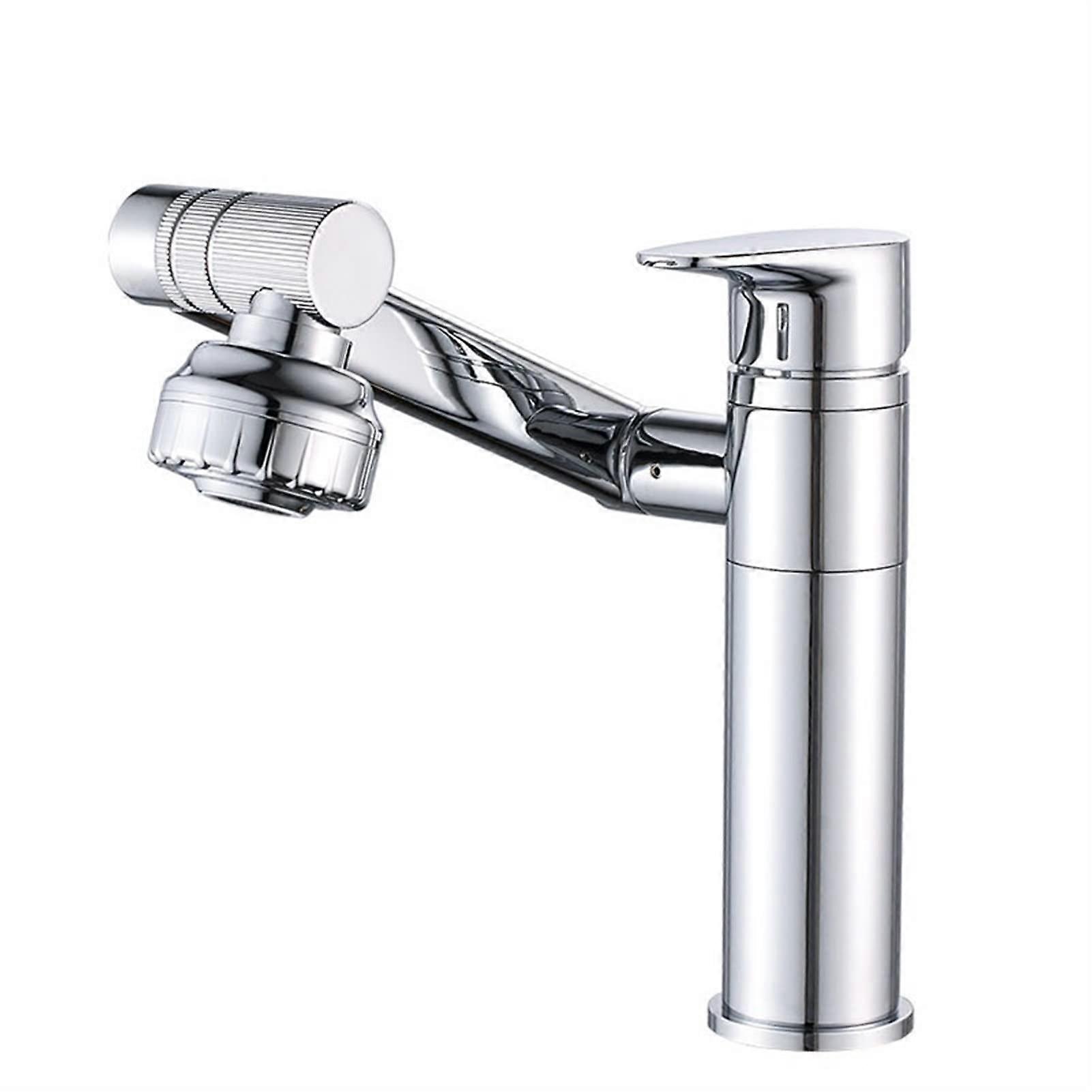 Nordic Simplicity Coppersinktap for bathroom single hole black faucet (Yellow)