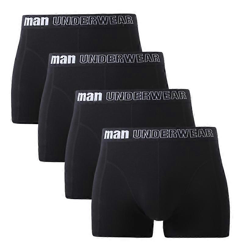 4 Pieces Men's Underwear Boxers Colorful Shorts Boy Undies Panties Big Size M L XL 2XL 3XL 4XL 5XL 6XL 7XL