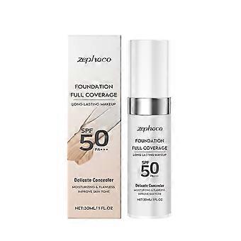 3pcs zephoco Flawless Warm Transformation Foundation Is Soft  Non-Dull  Long-Lasting And Non-Smudging  Moisturizing  Smooth  Light
