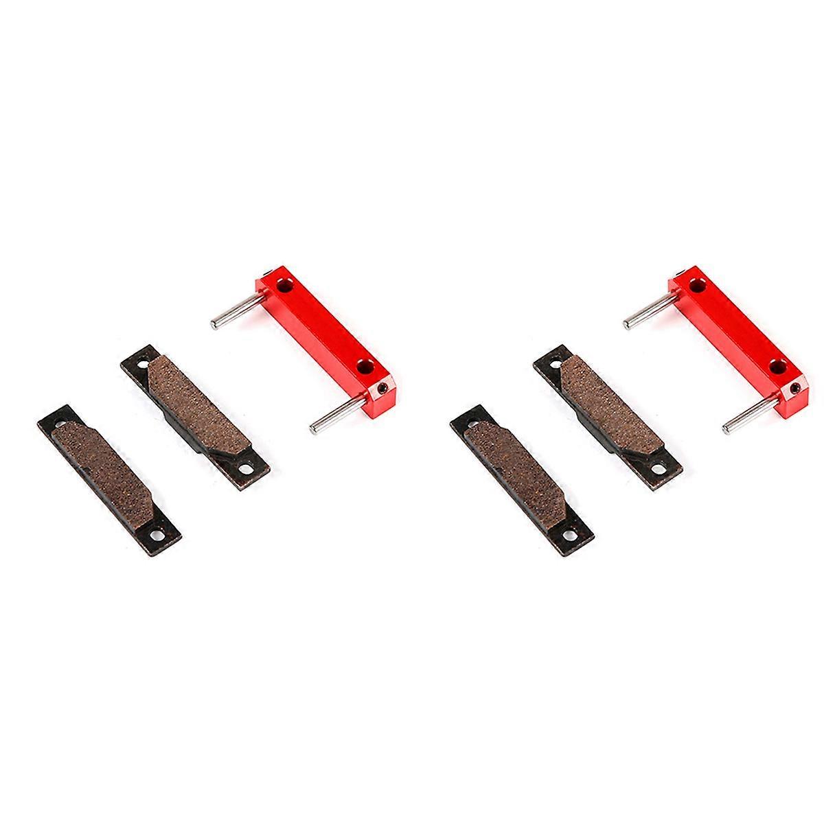 CNC Alloy Brake Pad Set for 1/5 KM BAJA 5B RC CAR GAS-Orange
