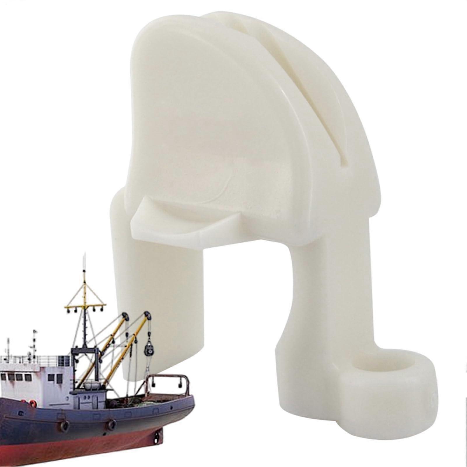 Boat Bumper Brackets Quick Fix Ship Rail Mounts Non-Slip Clamps for Easy Release Docking Anchoring White