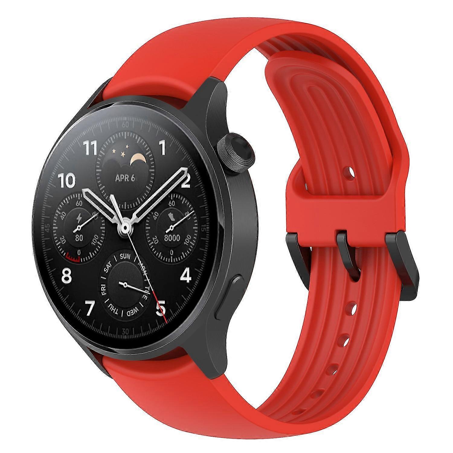 Silicone Watch Bands 22mm Quick Release Strap for Compatible Smartwatches Soft Replacement