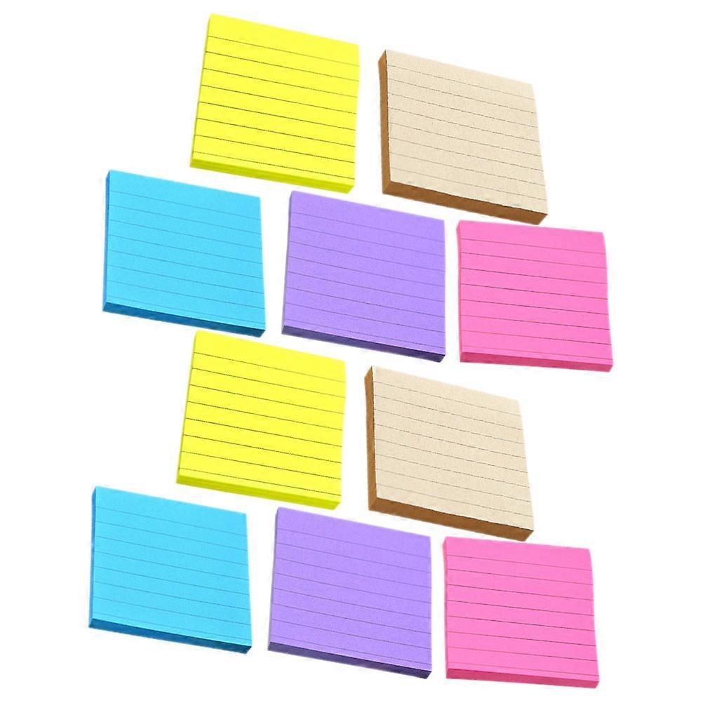 Self-Adhesive Memo Pads Note Stickers Home Use Kraft Paper Marking Focus 10Pack