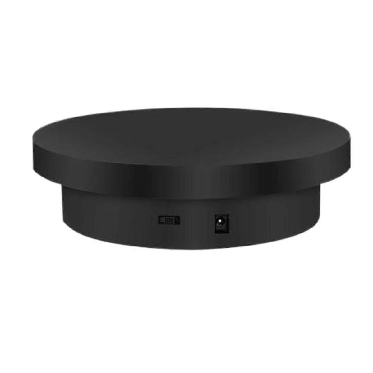 Electric Turntable 360 Rotating Display Photography Turntable Black