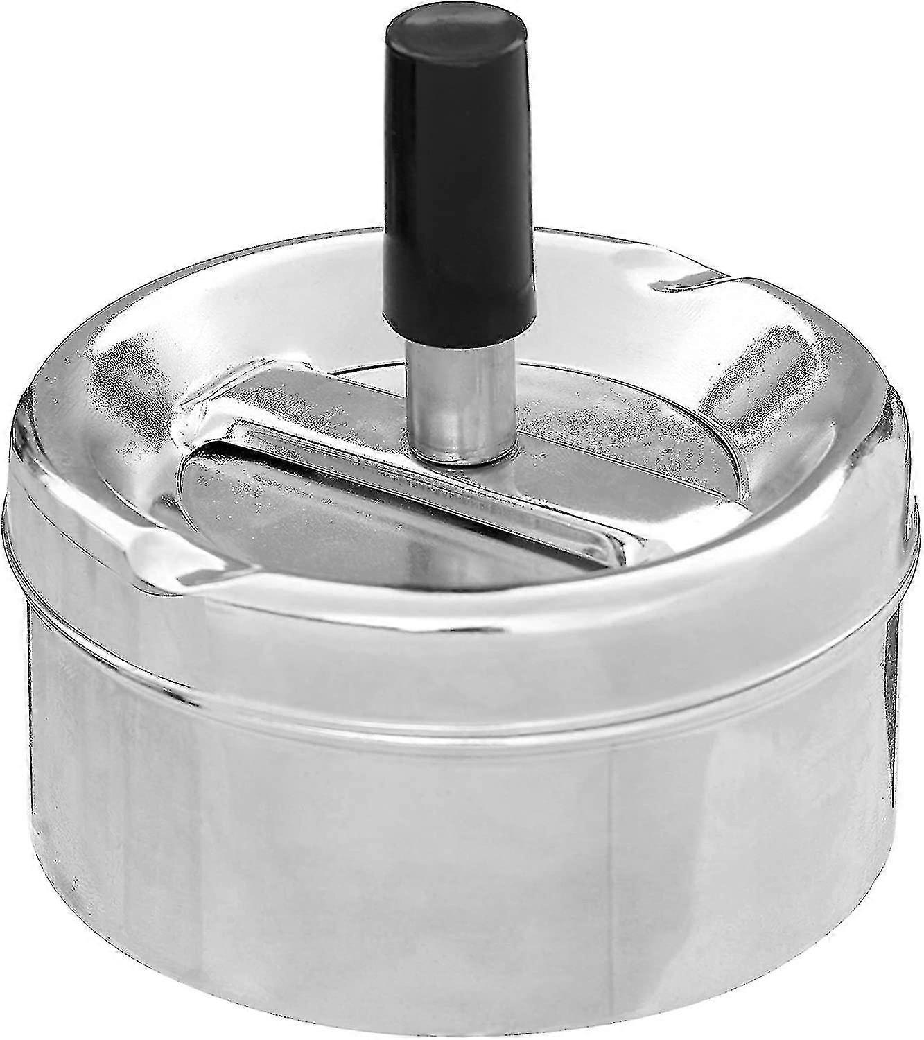 Small Silver Outdoor Ashtray