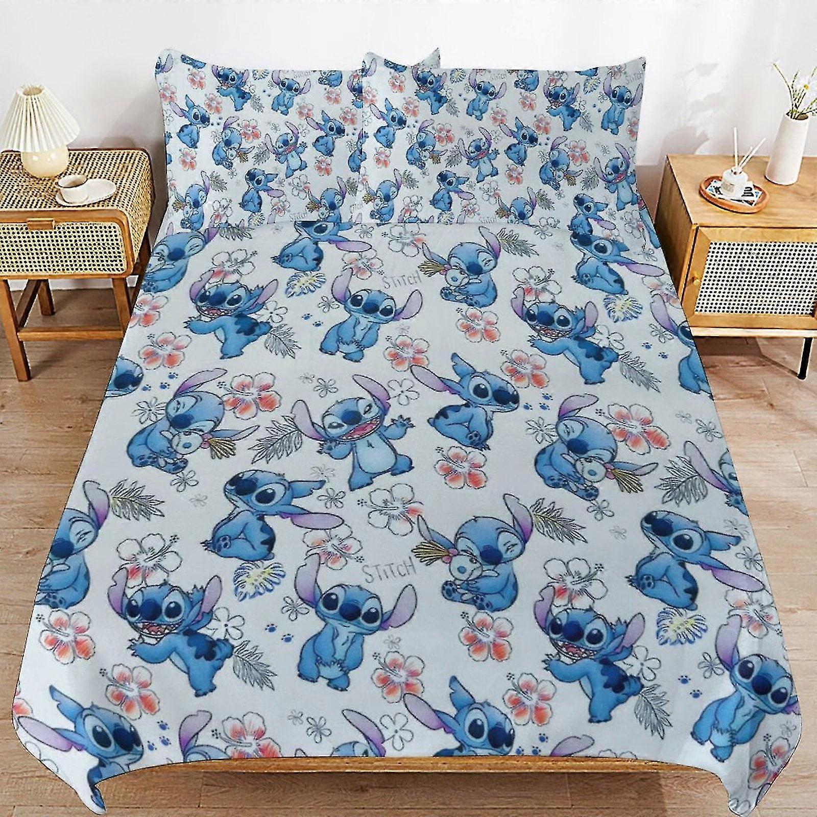 Microfiber Bedding Sets with 3D Print Design, 3 Piece Comforter Set for Kids, Includes 1 Duvet Cover and 2 Pillow Shams