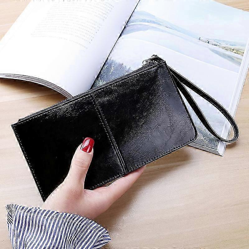 Ladies Long Zipper Multi-card Slot Wallet Multifunctional Wristlet Wallet