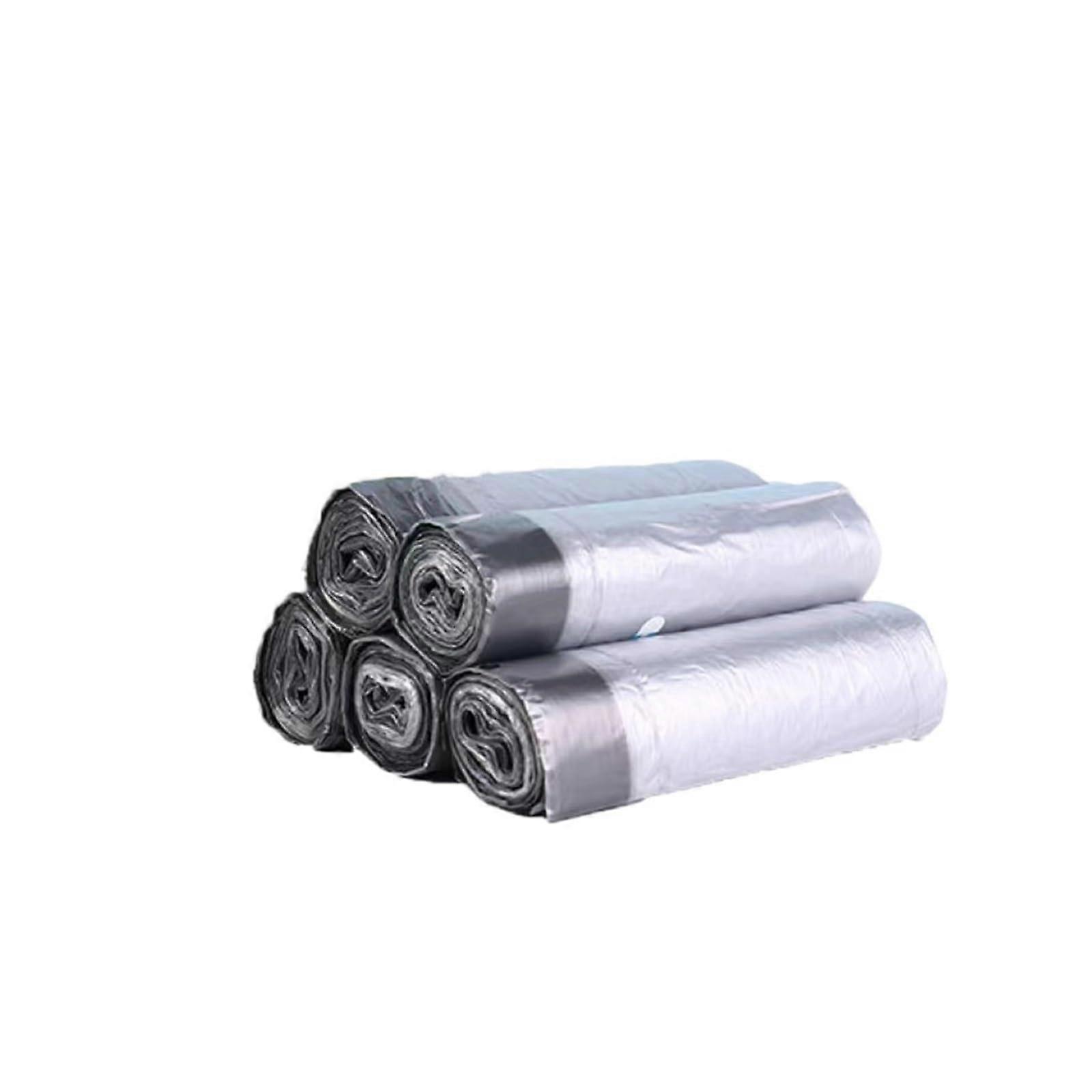 Drawstring Trash Bag 4 Gallons, 60 Pieces, 45x50 cm, 1 Mil, Plastic Trash Bags for Bathroom, Bedroom, Office