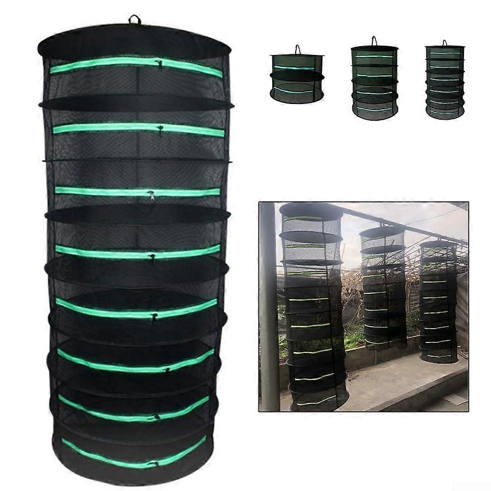 Space Saving Foldable Herb Dryer Bag Drying Rack 4 Layers with Ample Space for Efficient Herb Drying and Easy Storage