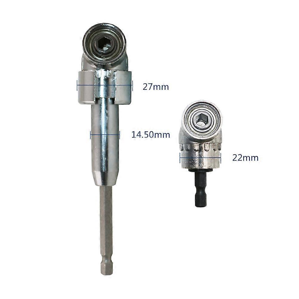 Angle Screw Driver Tool Bit Compatibility Short Shank For Hard To Reach Areas Metal 1Pack
