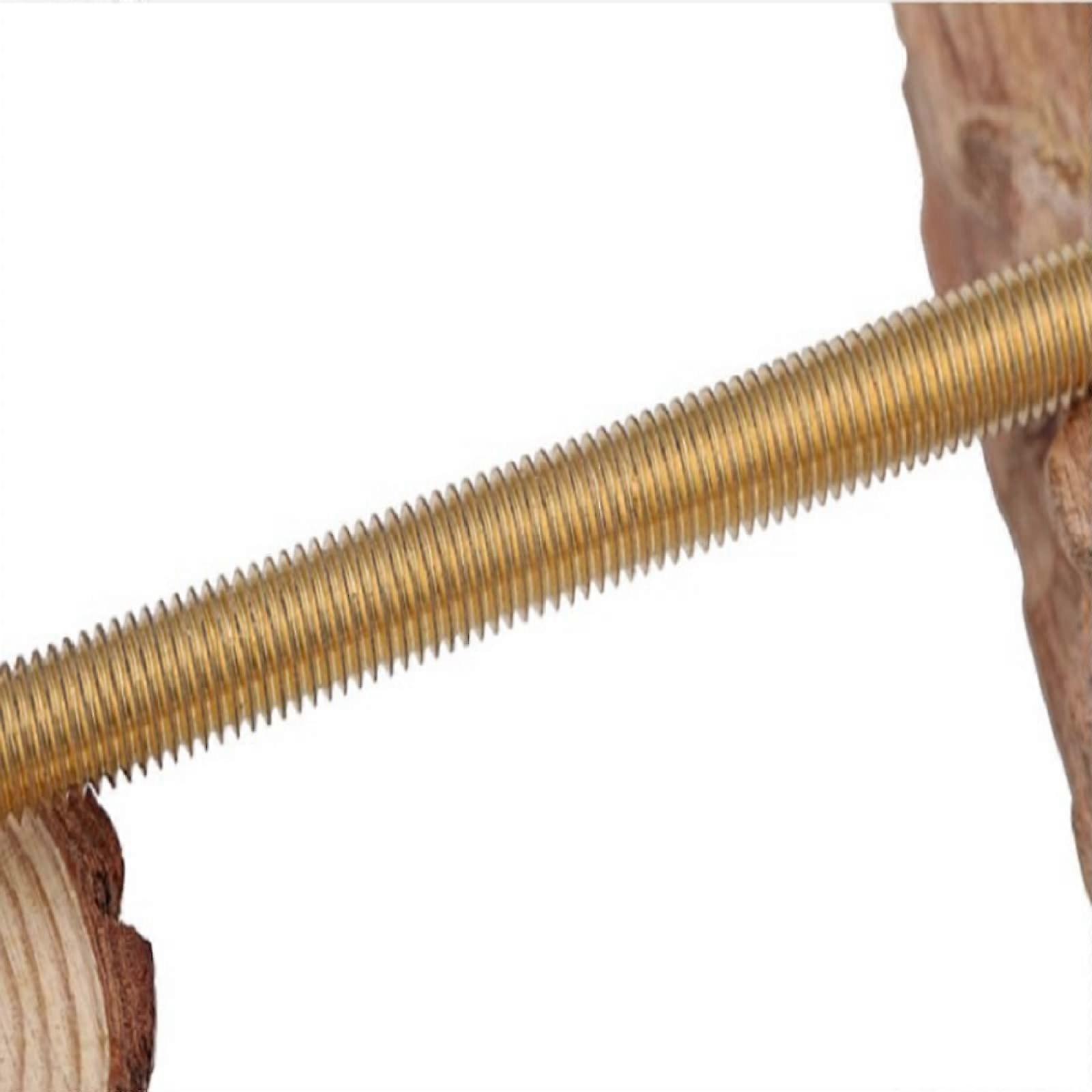 Copper screw, brass thread, copper full thread, bolt, screw, threaded rod, M4M20 length 1 m, M8 x 1 m x 1 piece M8*1m*1PCS