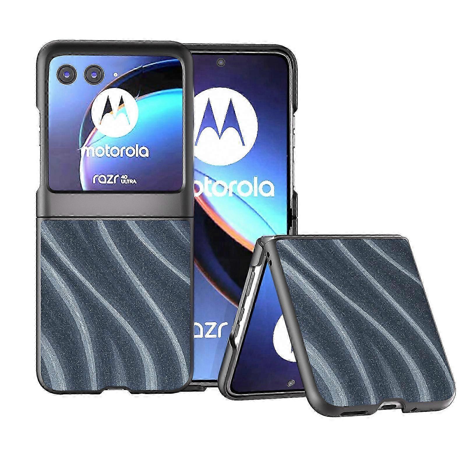 Motorola Razr 40Ultra için Kılıf, Motorola Razr + Plus için İnce Hafif PU Kapak Kılıfı