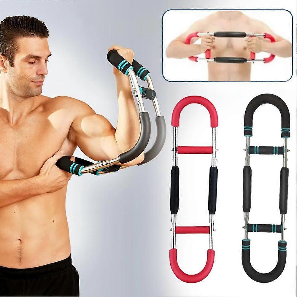 30kg/red/three-speed adjustable multifunctional arm trainer red (A)$Multifunctional arm trainer U-shaped chest muscle training fitness equipment home