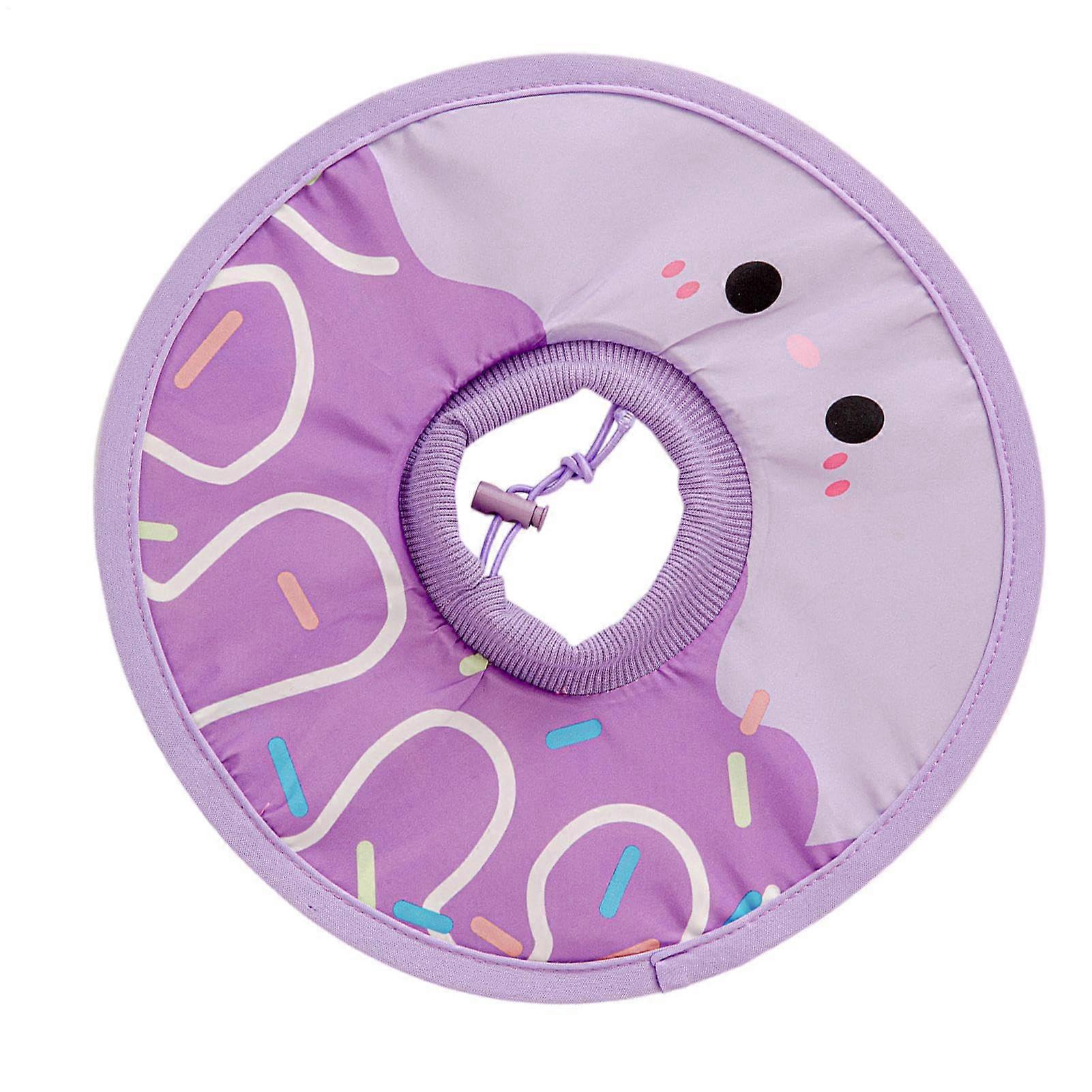 Cat Cone Collar Foldable Water Resistant Neck Cone Comfortable Recovery Collar for Kittens, Protective Pet Neck Donut Against Licking