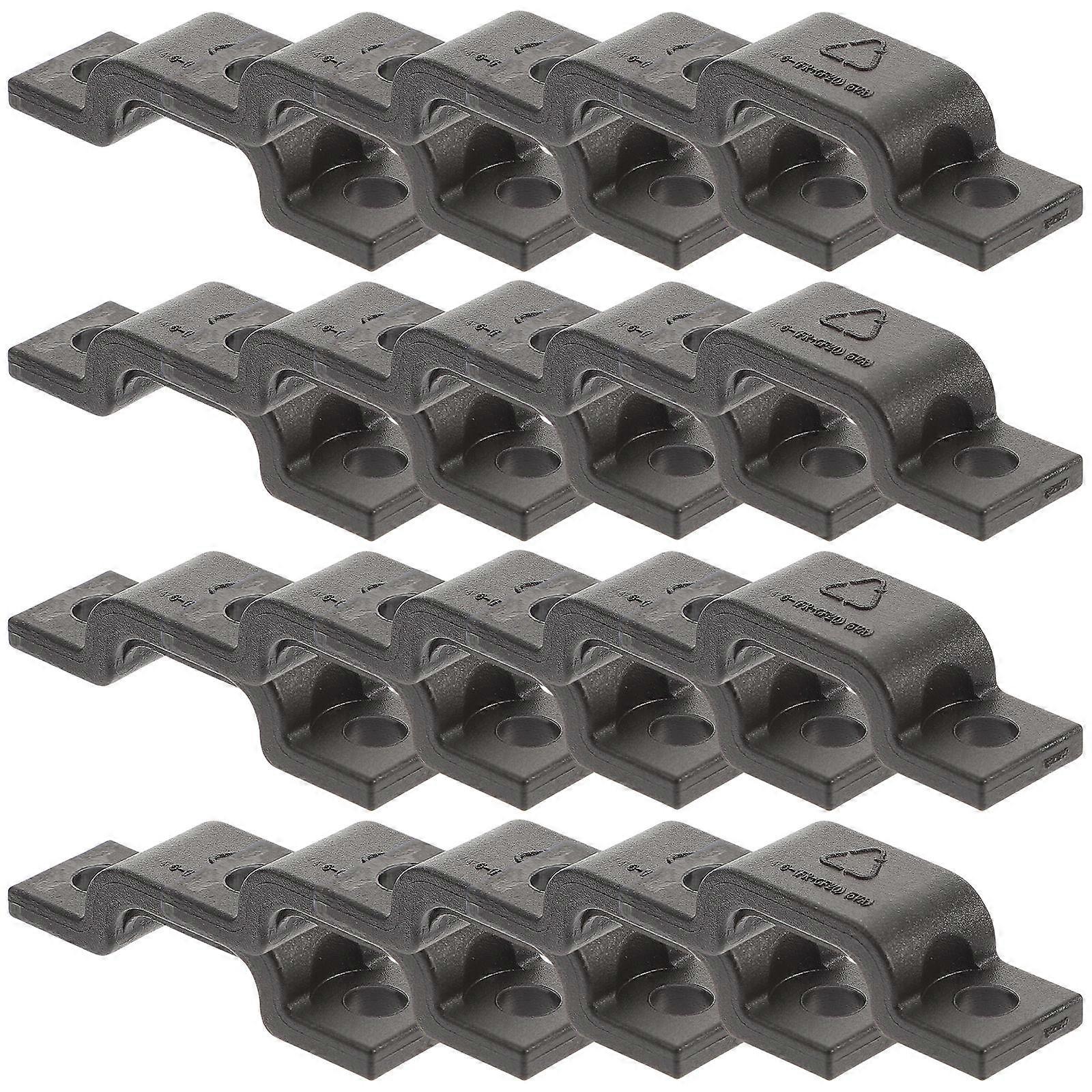 Nylon Cable Clamps Simple Structure Cable Organization Indoor Use 4X1.2Cm 20Pcs